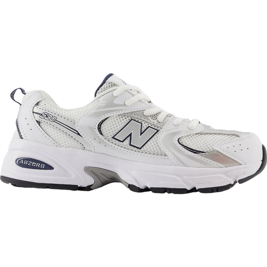 New Balance 530 White Silver Big Kids